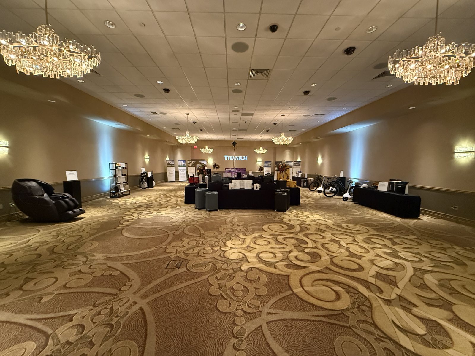 Belterra Casino Resort vendor showcase in the Titanium ballroom